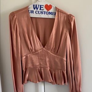 Beautiful Copper Saylor V-Neck